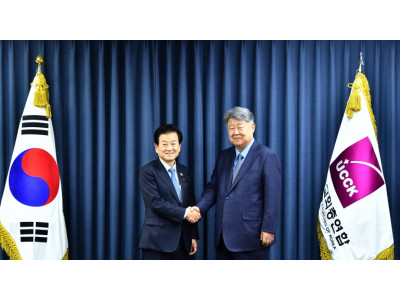 정동영 통일부장관 한교총 내방