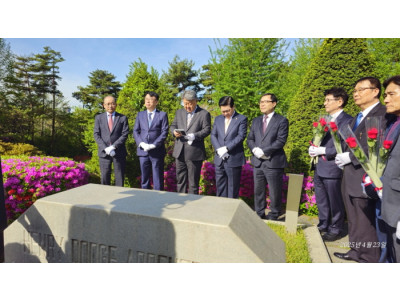 한교총, 양화진 외국인선교사 묘역 방문